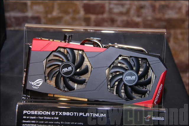  Asus předvedl trojici nových prémiových provedení grafické karty GeForce GTX 980 Ti