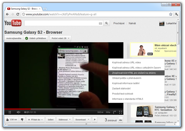 YouTube dostalo lepší HTML5 přehrávač a filmy od studia Disney