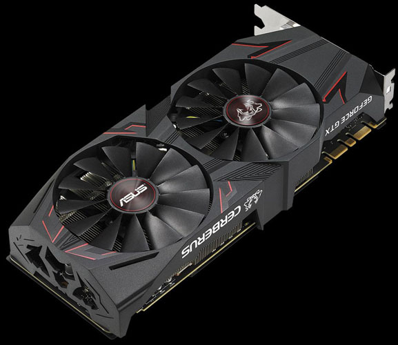 Asus představil špičkovou grafickou kartu GeForce GTX 1070 Ti Cerberus