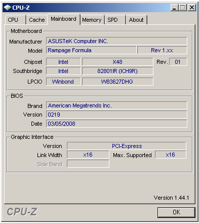 ASUS Rampage Formula - X48 Express s paměťmi DDR2