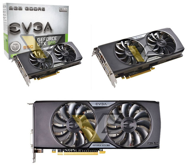 Odhaleny první snímky grafické karty GeForce GTX 960 v podání ASUS, EVGA a ZOTAC