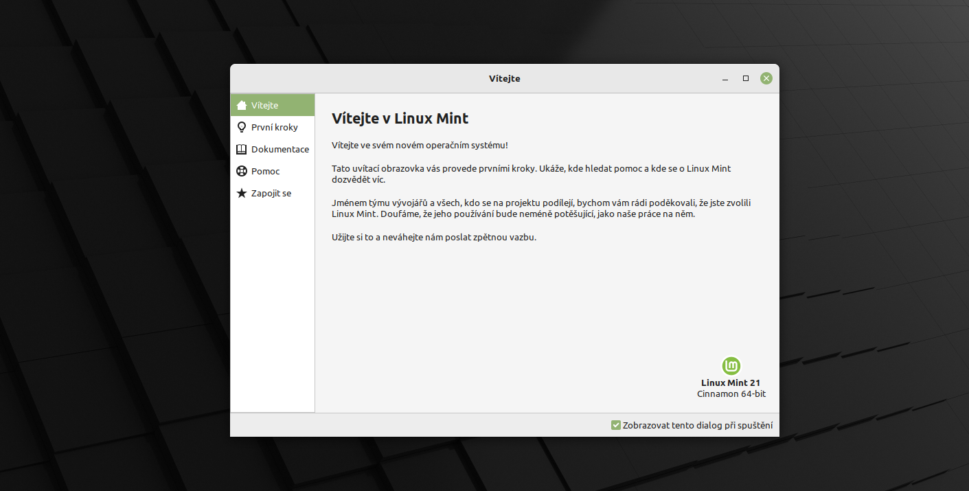 Jak jednoduše a rychle na Linux Mint coby uživatel Windows