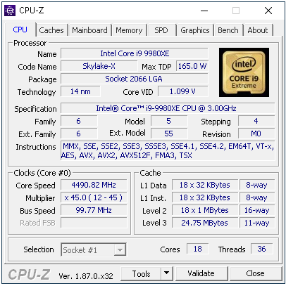 Intel Core i9-9980XE: extrémních osmnáct jader v testu