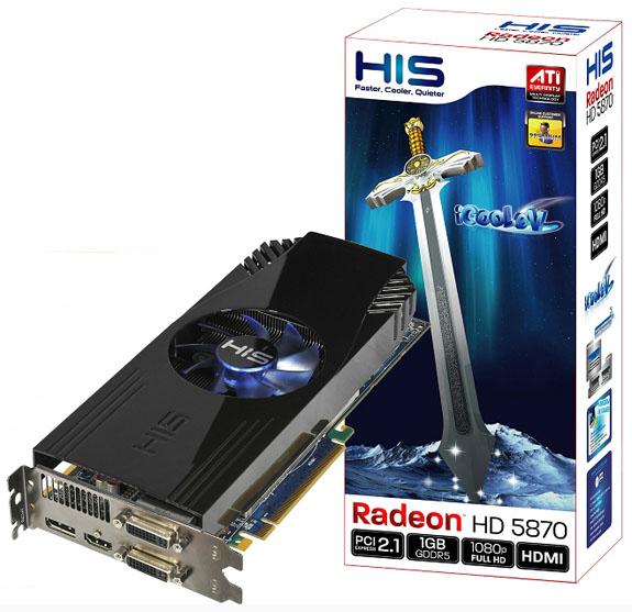 HIS Radeon HD 5870 s chladičem iCooler