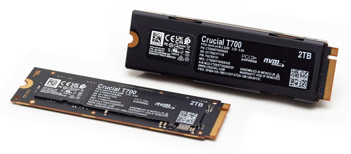 Crucial T700 2 TB: První NVMe SSD pro PCIe 5.0 v testu