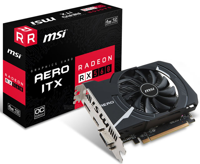 MSI Radeon RX 560 Aero ITX: kompaktní grafika pro méně náročné hráče s délkou 15,5 cm