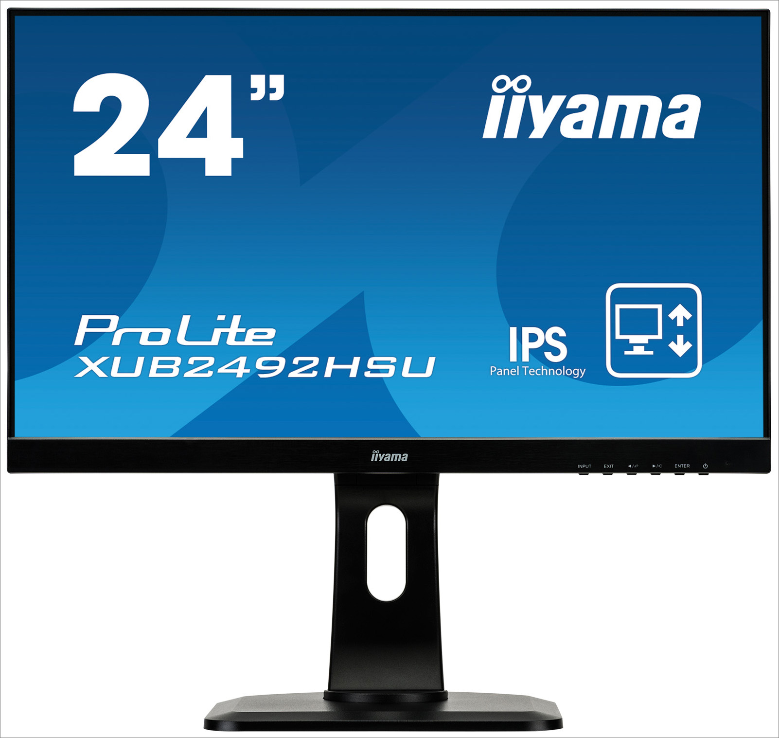 iiyama Prolite XUB2492HSU-B1: Monitor s tenkým rámečkem a funkcí pivot