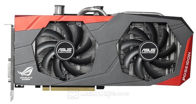 ASUS chystá uvést na trh grafickou kartu GeForce GTX 980 s hybridním chladičem Poseidon