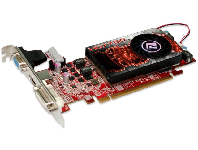První nízkoprofilový Radeon  HD 7750 nese značku Powercolor