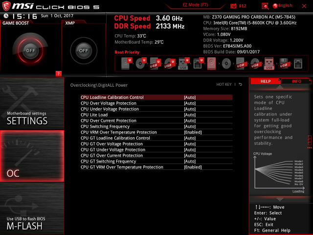 MSI Z370 Gaming Pro Carbon AC – Herní deska pro Coffee Lake