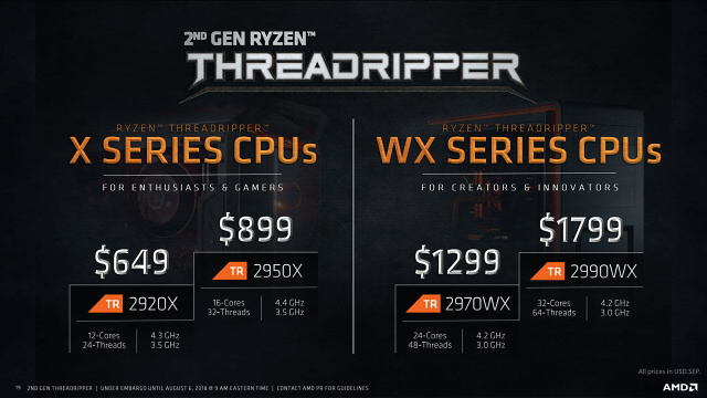 AMD Threadripper 2990WX – 32 CPU jader v testu