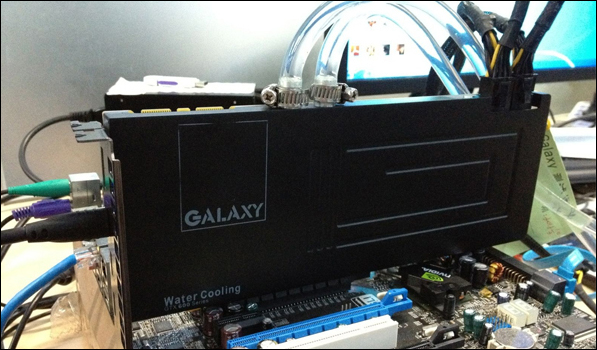 Galaxy připravuje jednoslotovou GeForce GTX 680 s vodním chlazením