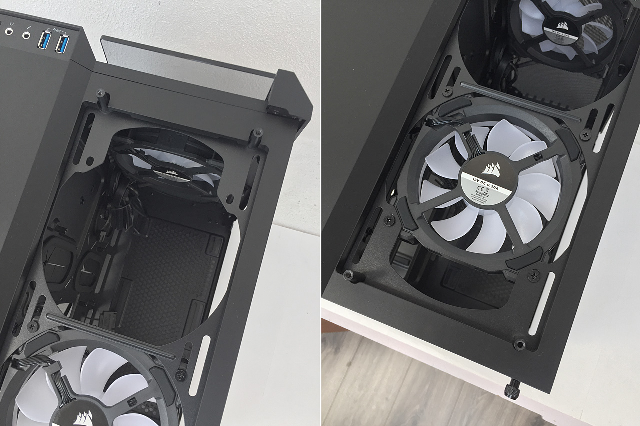 Corsair Crystal Series 280X RGB – mATX dvoukomorová skříň