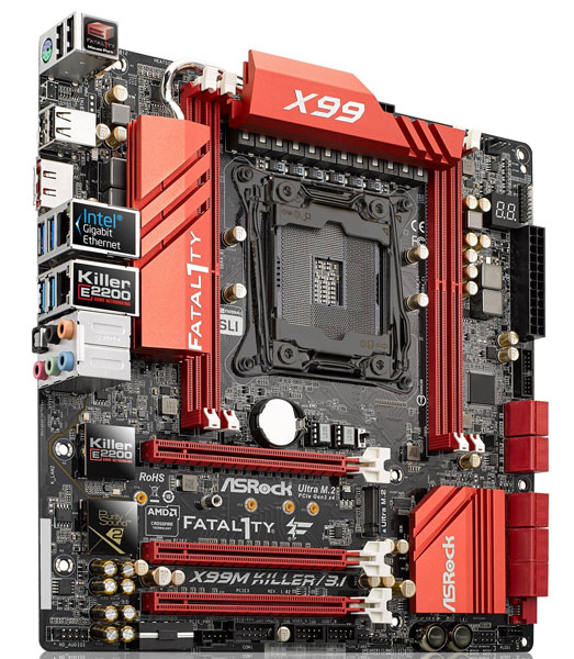 Firma ASRock představila novou herní základní desku X99M-Killer USB 3.1 s paticí LGA2011v3