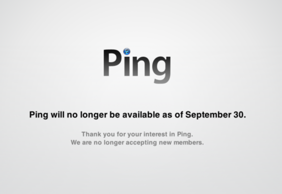 Apple ukončuje hudební sociální síť Ping