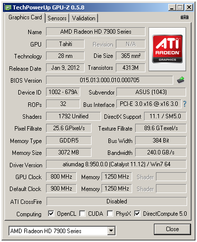 Asus Radeon HD 7950 3GB DC2 TOP – ultratichý výkon