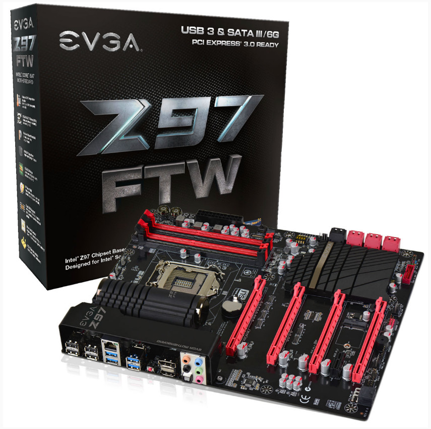 EVGA odhalila svoje první základní desky založené na čipové sadě Intel Z97