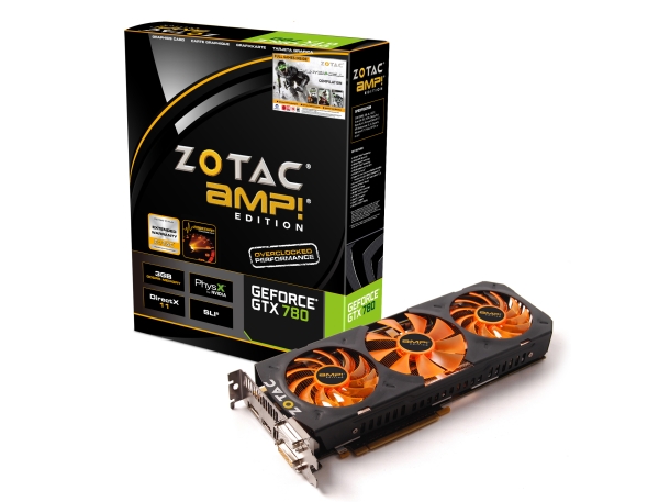 ZOTAC GeForce GTX 780 AMP! Edition – ve znamení vysokého továrního OC