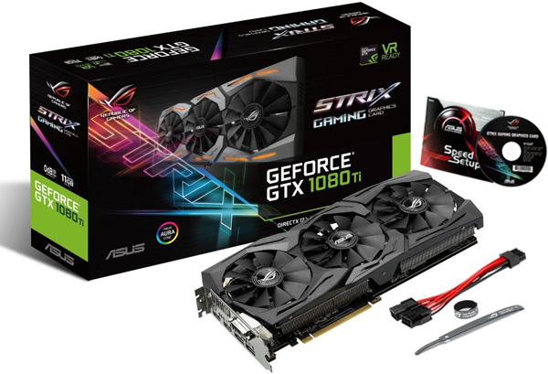 Grafická karta nVidia GeForce GTX 1080 Ti – ASUS GeForce ROG-STRIX-GTX1080TI-11G-GAMING