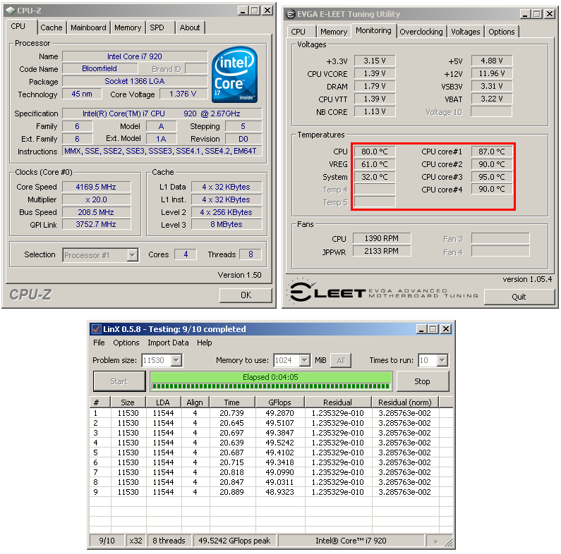 Intel Core i7 920 - Srovnání výrobních revizí C0 a D0