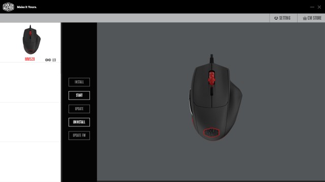 Cooler Master MasterMouse MM520: postavená jako tank