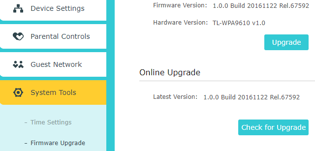 Online upgrade