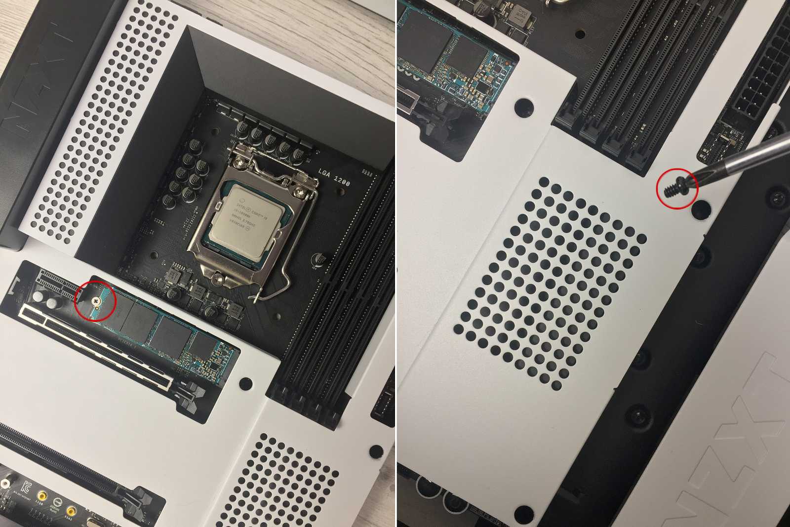 Test skříně NZXT H510 FLOW – s komponenty v bílém tónu