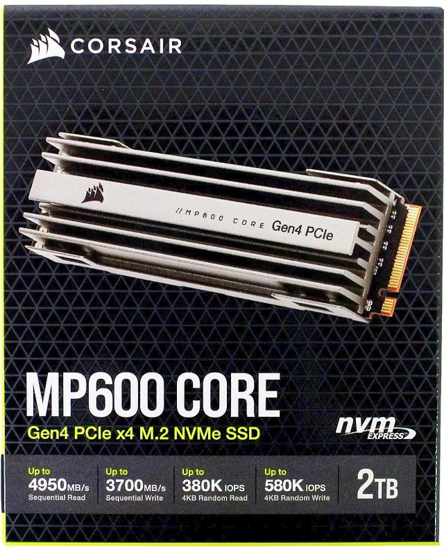 Corsair MP600 Core 2TB: První disk s QLC pro PCIe 4.0 v testu