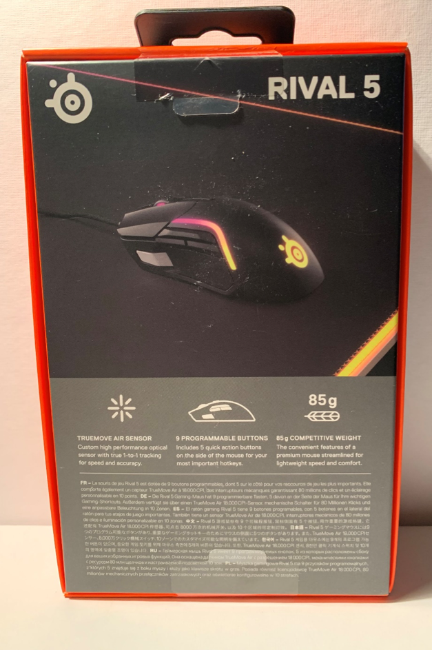 SteelSeries Rival 5 – univerzální myš skoro pro každého