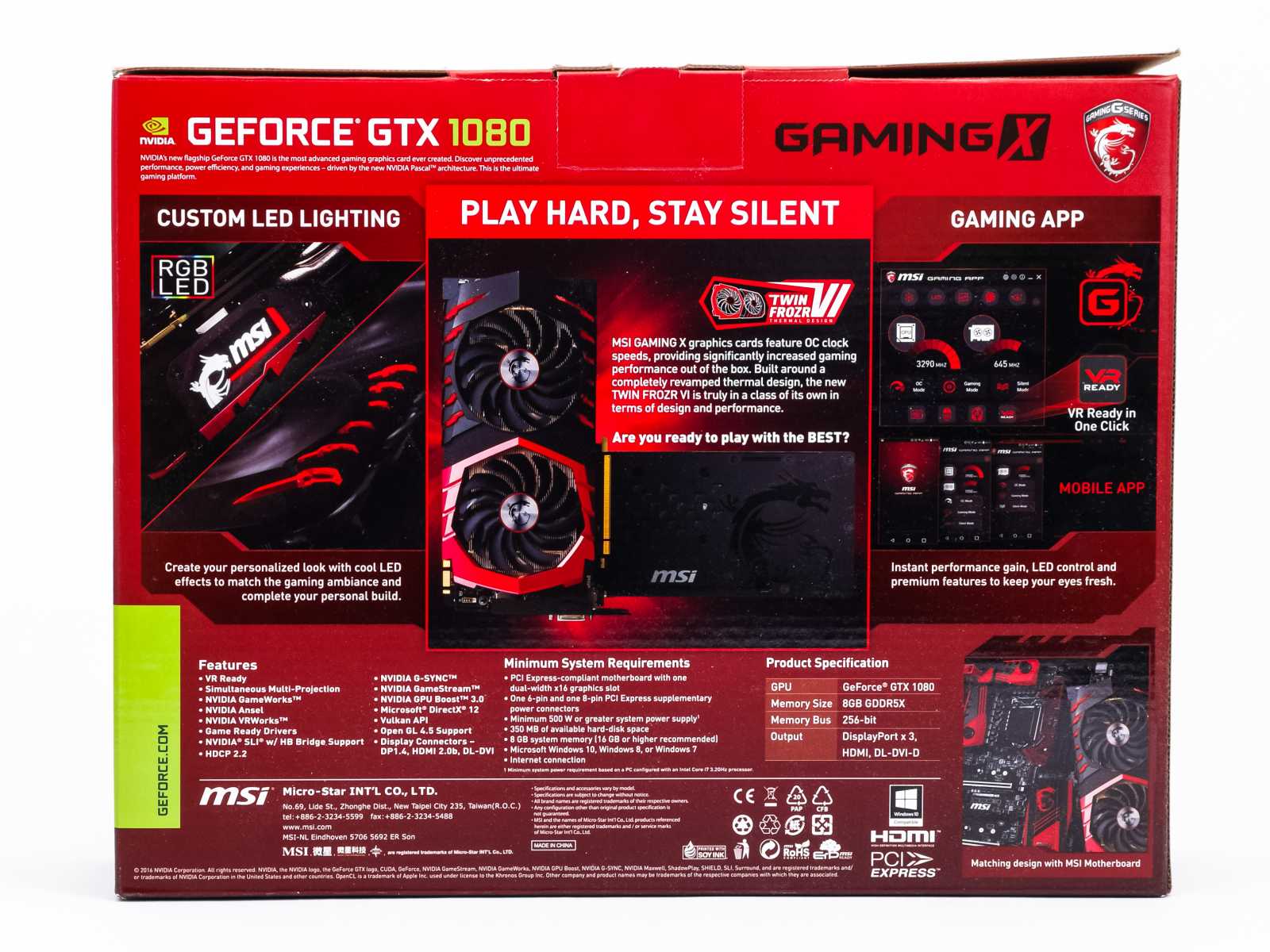 Test MSI GeForce GTX 1080 Gaming X: bez kompromisů!