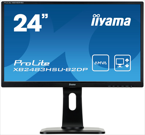 iiyama Prolite XB2483HSU-B2DP: 24palcový monitor s AMVA panelem