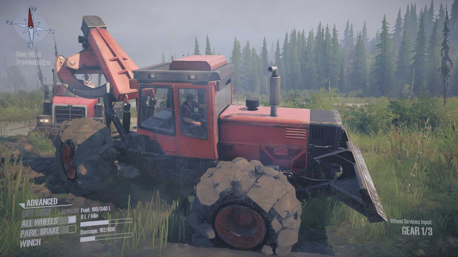 Spintires: Mudrunner – American Wilds – bahno made in USA 