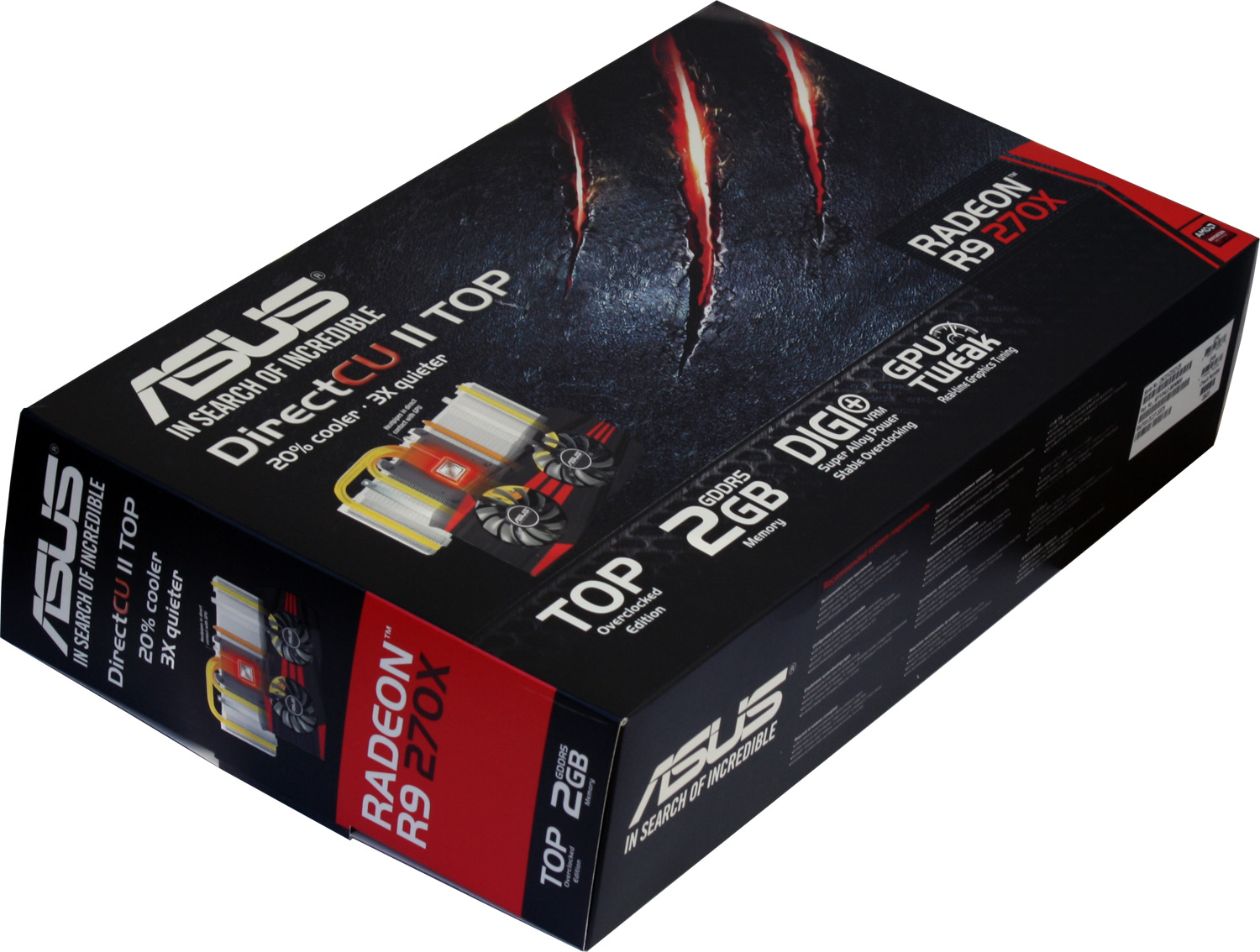 Asus Radeon R9 270X DirectCU II TOP — HD 7870 OC za pět tisíc