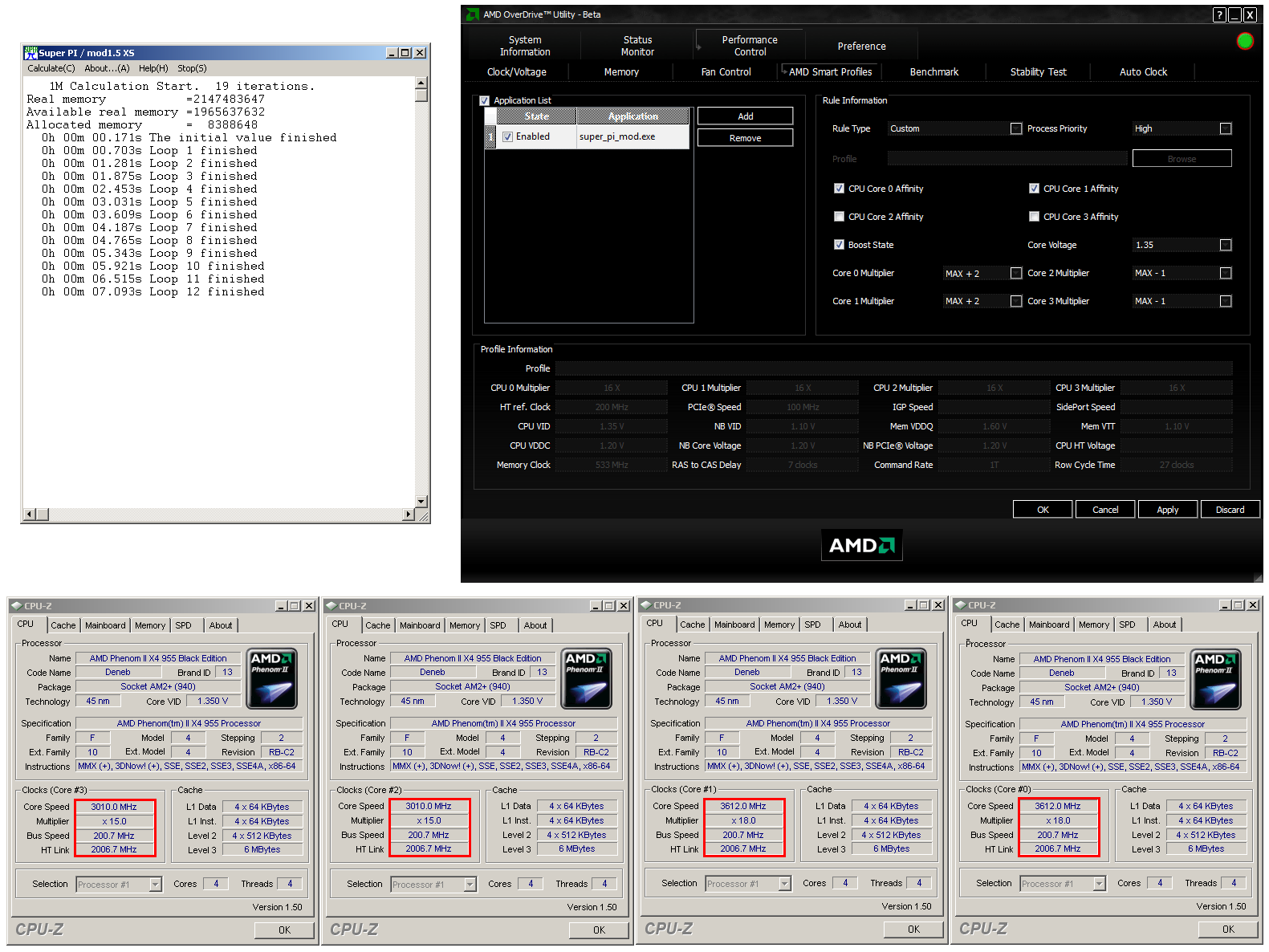 AMD Phenom II X4 955 BE - Král AMD procesorů