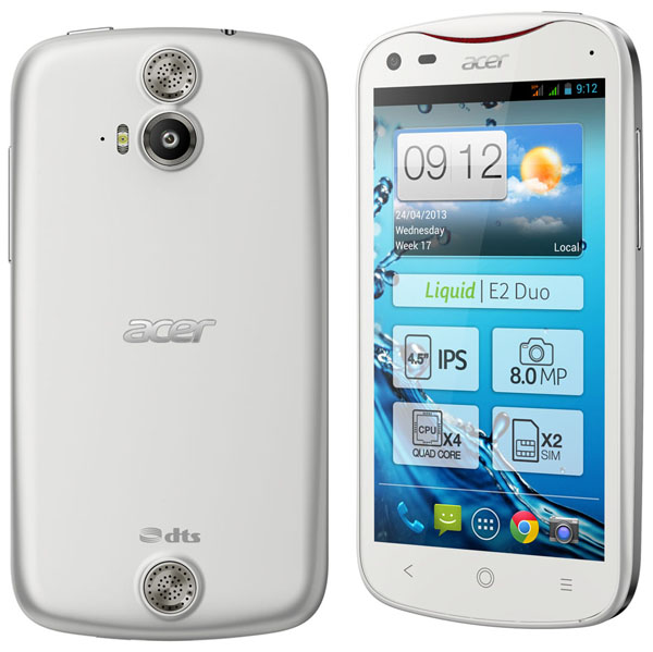 Acer quad-core smartphone s dual-SIM