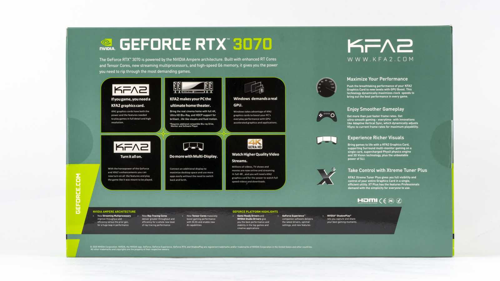 KFA2 GeForce RTX 3070 EX Gamer: dobrý základ