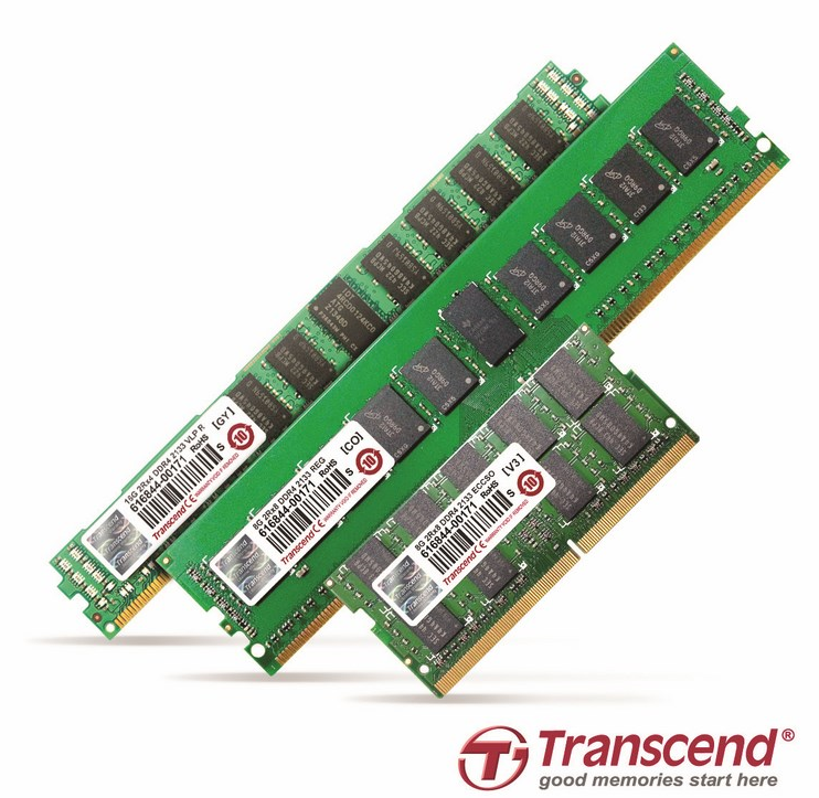 Transcend rozšiřuje řadu serverových paměťových modulů DDR4 o nové modely