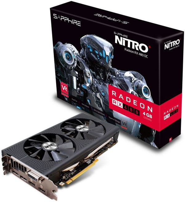 Grafická karta AMD Radeon RX 480 – Sapphire NITRO+ Radeon RX 480 4G D5