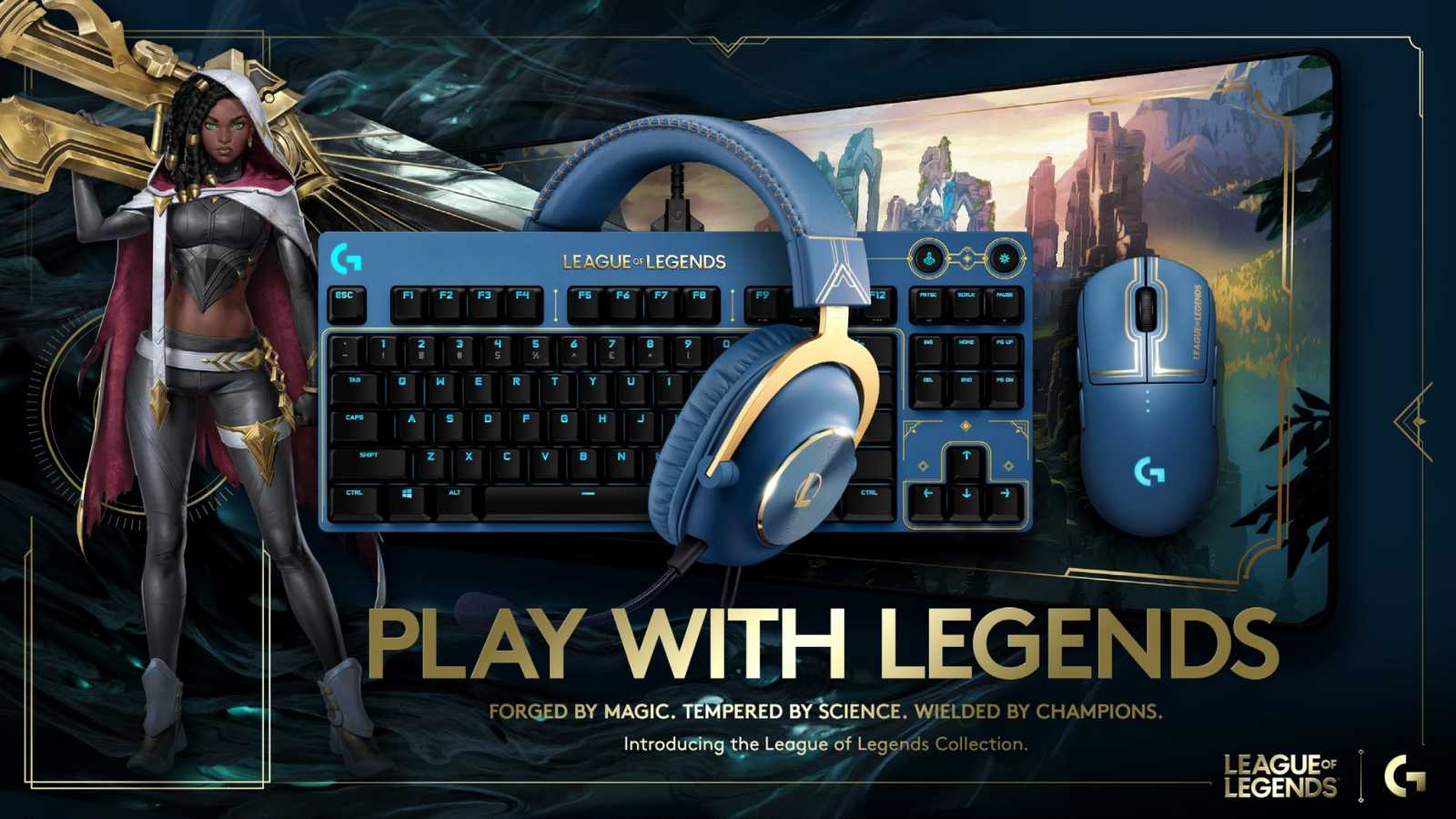 Logitech představuje speciální edici periferií s motivy hry League of Legends