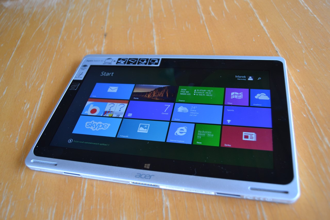 Acer Aspire Switch 10 a Lenovo Miix 2 10: s Win 8.1 pod 10 tisíc