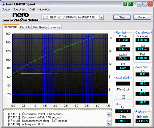 LG GSA-2166D - externí vypalovačka