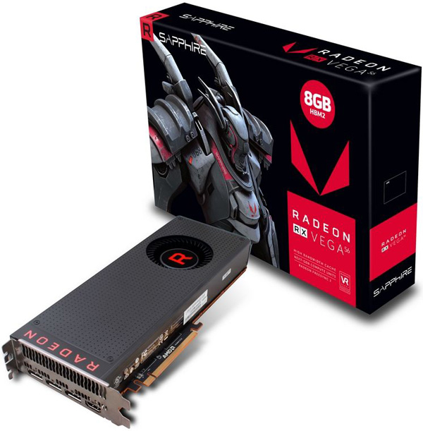 Grafická karta AMD Radeon RX Vega 56 – Sapphire Radeon RX Vega 56 8G HBM2