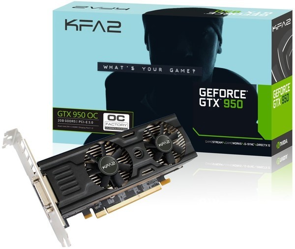 KFA2 přináší na trh nízkoprofilovou verzi grafiky GeForce GTX 950