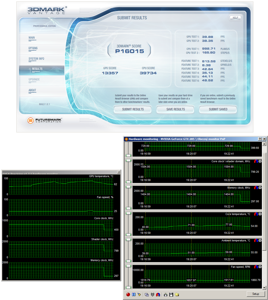 MSI N285GTX SuperPipe OC - Superchlazení v akci