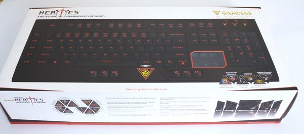 Gamdias Hermes: herní klávesnice s Cherry MX Blue?