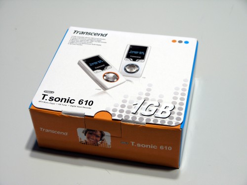 Transcend T-Sonic 610 1GB - Gigový MP3man