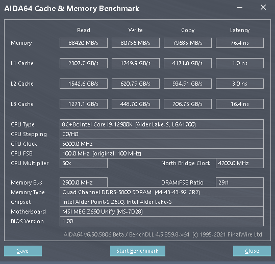 MSI Z690 MEG Unify: Taktujeme CPU a paměti na desce MSI