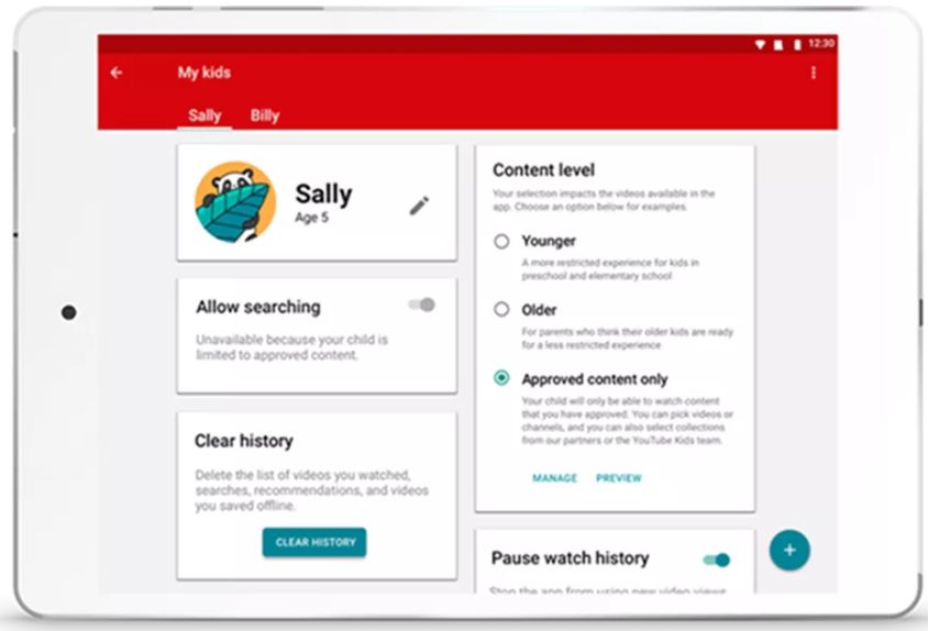 Rodiče na YouTube nyní mohou přesně určit, co si děti mohou prohlížet