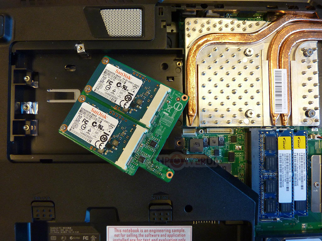 SuperRAID v notebooku MSI GT70 – vyfoceno a otestováno. Rychlost téměř 1 GB/s