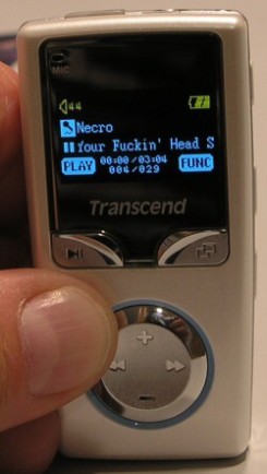 Transcend T-Sonic 610 1GB - Gigový MP3man